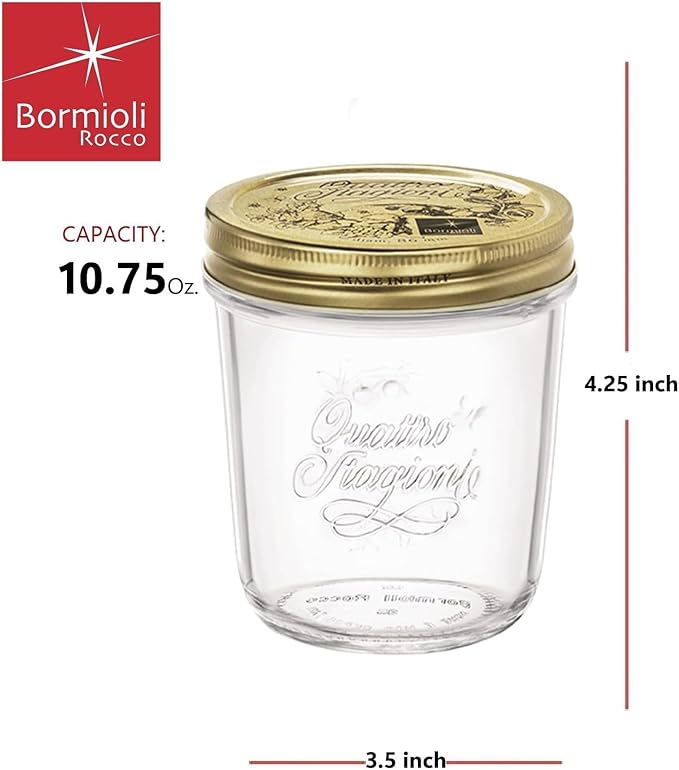 Bormioli Rocco Quattro Stagioni Pot,Transparent