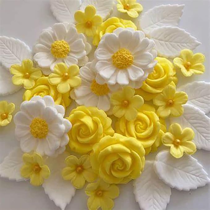 Chrysanthemum Daisy Flower Fondant Cake Silicone Mold, 4 Cavities Chocolate Candy Sugar Cupcake Cookies Mold Polymer Clay Resin Epoxy Mold Bakeware Pastry Tool