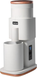 Burr Coffee Grinder,Wirsh Electric Single Dose Coffee Grinder Geimori GU38 with 38mm 6-Core Conical Burr,Stepless Adjustment for Drip,French Press,Cold Grind Settings from Fine to Coarse