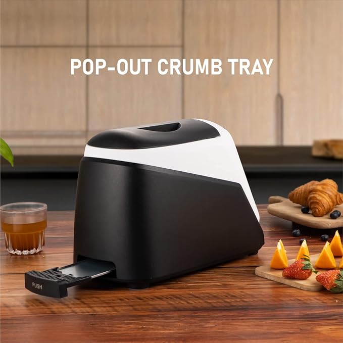 2 Slice Touchscreen Toaster,2 Wide Slots,Smart Bread Toaster for Bagel English Muffins Toast Pastry Waffles Bread, Customize Toasting Time,Have a Quick Look,120V 1400W