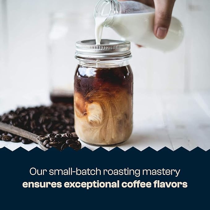 Organic Cold Brew Coffee Peru Reserve Single Origin Peruvian Coarsely Whole Bean - 2 lb. Bag - Medium Roast