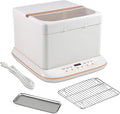 Folding Bread Proofing Box &Slow Cooker 0-120℃ Temp Control &10H Timer Designed for Home Baking Suitable for Bread Fermentation,Bread Baking,Pizza,Yogurt,Chocolate Tempering,Stews,Tea