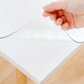 12 x 60 Inch Table Cover Protector - Clear PVC Table Mat, 1.5mm Thick, Vinyl Desk Pad Topper