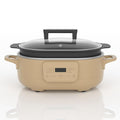 MAGNIFIQUE 6 Quart Multi-Cooker, with 8-in-1 Casserole Programmable Slow Cooker, Dutch Oven, Pasta, Nonstick, Oven Safe Pot to 500°F Brown Sugar