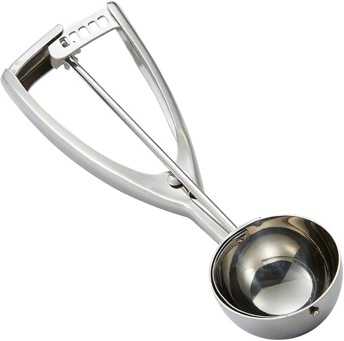Cookie Scoop Set - #60/1 Tbsp, #40/2 Tbsp, #20/ 3Tbsp - 3 PCS Cookie Scoops for Baking Set of 3 - Cookie Dough Scoop - Made of 18/8 Stainless Steel