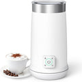Milk Frother, 4-in-1 Electric Milk Steamer with Warm and Cold Foam Maker, Milk Heater and Warmer Hot & Cold Milk Foamer Maker for Latte Coffee Chocolate
