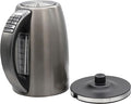 Cuisinart PerfecTemp 1.7-Liter Electric Kettle, Cordless Electric Tea Kettle, 1500W for Fast Heat-Up, 6 Preset Temperatures, 30-Minute Keep Warm, Stay Cool Nonslip Handle, Graphite Gray CPK-17GRP1