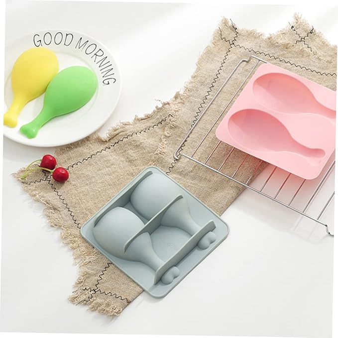 DECHOUS Chicken Leg Silicone Mold 6Pcs Silicone Cake Fondant Molds Baking Mould for Baking Home Kitchen