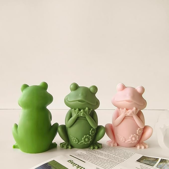 Frog Resin Mold - Animal Resin Casting Mold for Jewelry & Candle Making