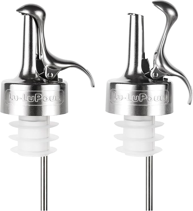 Wine Stopper & Pourer 2 in1,Bottle Stopper,Wine Bottle Stopper,Bar Pour Bottles,Suitable for Alcohol, Wine for Bar Accessories-2Pcs