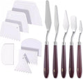 12 Pcs Cake Spatula Icing Espatulas Para Reposteria Scraper Smoother Frosting Tools Fondant Off Set Spatulas For Decorating Cakes Knife Pastry For Cake Decorating, Pastry & Baking