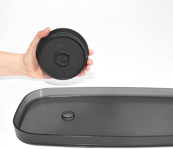 Madesmart Dipware Reusable Dining Plate/Serving Tray for Appetizers and Snacks, Food-Safe Appetizer Serving Platter with Removable Dip Bowl, Red