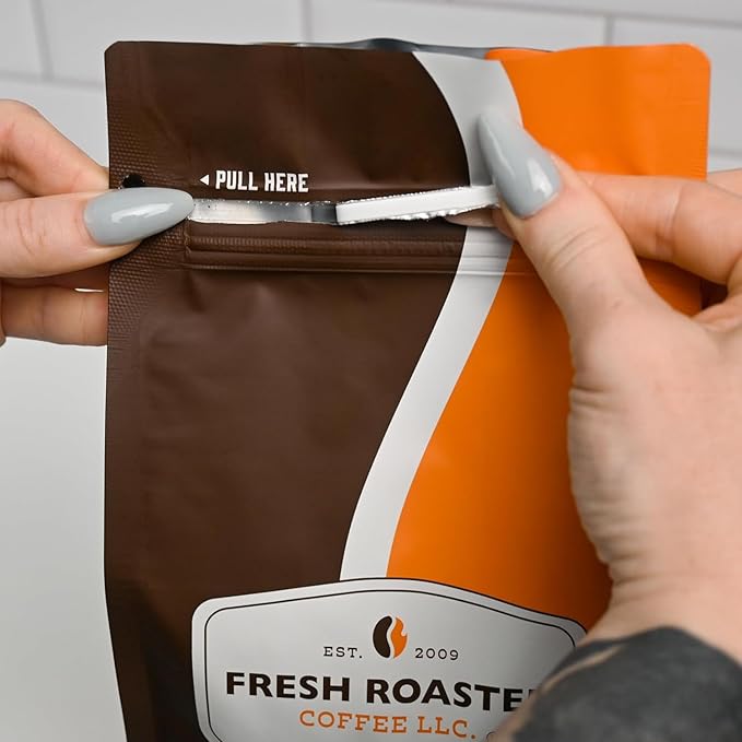 Fresh Roasted Coffee, Organic Peru | Mold & Myco 3rd Party Tested, USDA Organic, Kosher | Med Roast 12 oz Ground