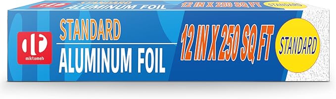 Standard Aluminum Foil 250 Sq Ft(12 In Wide), Pack of 1