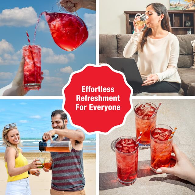 Tiesta Tea - Pineapple Sangria Cold Brew, Loose Leaf, Premium Low Caffeinated Iced Blend, 10 Packets, Brews One 64oz Pitcher