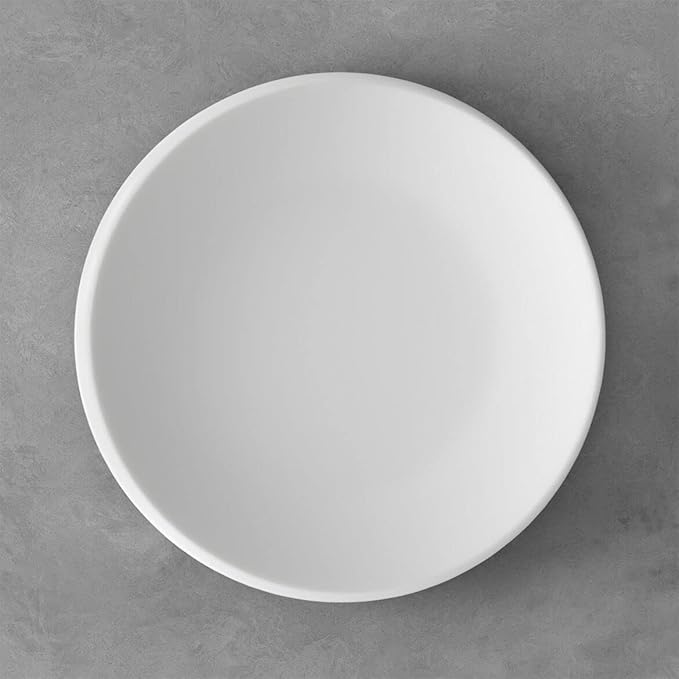 Villeroy & Boch NewMoon 12-Piece Dinnerware Set, Service for 4, Plates & Bowls, Premium Porcelain, Made in Germany