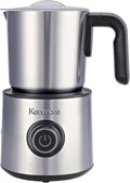 Kenmore Electric Milk Frother- Hot & Cold Milk Steamer and Foam Maker for Coffee, Lattes, Cappuccino, Portable Milk Heater and Foamer for Espresso, Home Brewing, Automatic Milk Steamer