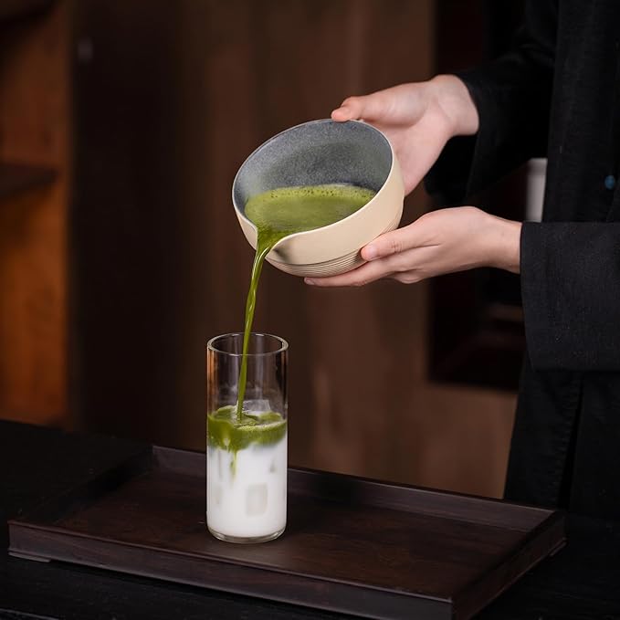 Premium Matcha Ceremony Set – Complete 9-Pcs Ritual Kit with Hand-Tuned Bamboo Whisk, Ceramic Bowl, Scoop & Sifter– Presented in Luxury Magnetic Gift Box, Perfect for Gifting or Self-Care