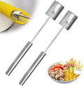Corn Peeler For Corn On The Cob，Stainless Steel Corn Peeler, Corn on the Cob Remover, Fast and Safe, For Home Kitchens, Restaurants, Outdoor Dining