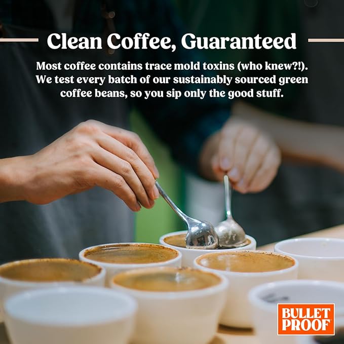 Bulletproof Original Medium Roast Whole Bean Coffee, 5 Pounds (bulk), 100% Arabica Beans, Clean Coffee Tested for Toxins, Packaging May Vary