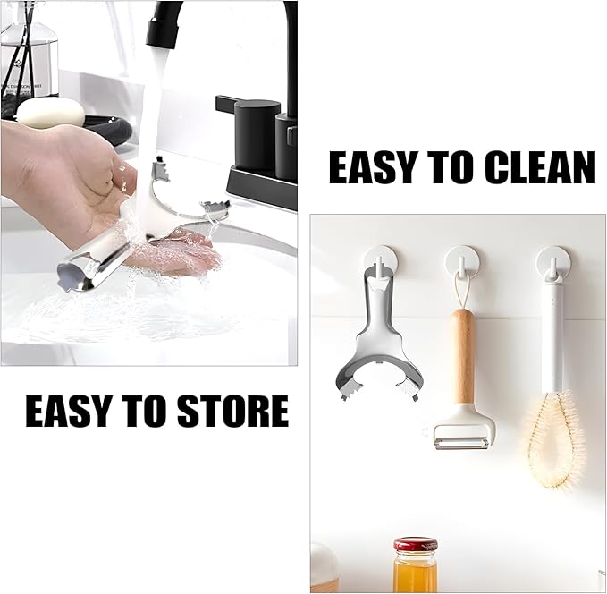 2PCS Jar Opener,Multi-Function Stainless Steel Jar Opener,Practical Multifunctional Jaropener,Easy Twist Manual Handheld Top Remover