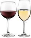 Libbey Vineyard Reserve Wine Glass Set of 8, Clear Wine Glasses for Red and White Wine, Great for Merlot, Bordeaux, Chardonnay, Gifts, Holiday, Birthday Party