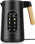 Electric Kettle 1500W Rapid Boil, 1.7L (1.8 Qt) 304 Stainless Steel, BPA-Free | 4 Temperature Presets for Baby Milk, Coffee, Tea | 2-Hour Keep Warm, Cool Touch Exterior