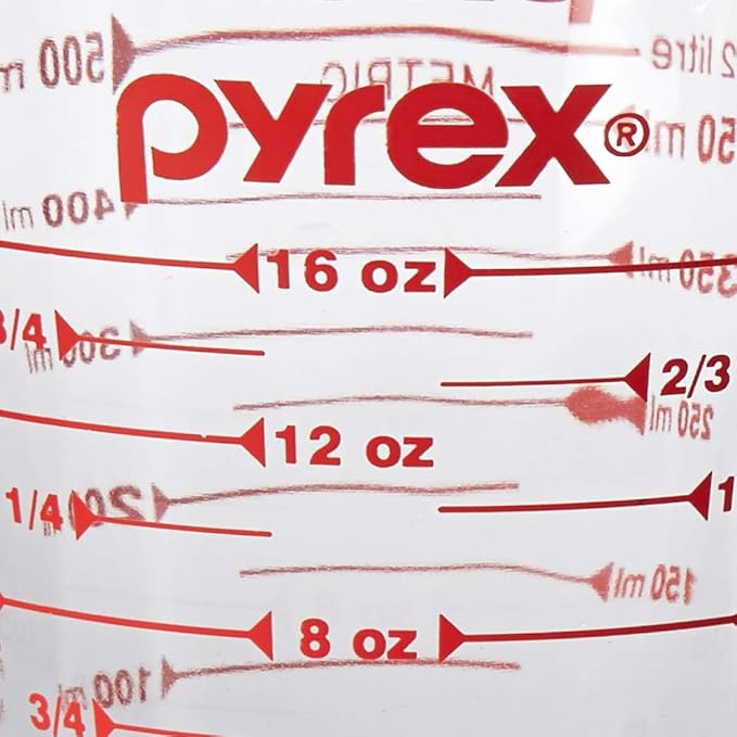 Pyrex -2 Prepware 2 Glass Measuring Cup
