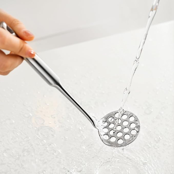 Potato Masher, Mashed Potato Masher, Heavy Duty Stainless Steel Integrated Masher Kitchen Tool Wire Masher, Suitable For Potatoes, Avocados, Beans, Fruits, And Vegetables (Stainless Steel Handle)