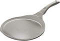 Redchef Nonstick Crepe Pan Nonstick 12 Inch with Ceramic Coatingg, Non Stick Flat Skillet, Professional Pancake Griddle Pan, Induction Compatible, PFAS/PFOA/PTFE Free, Stay-Cool Handle (Gray)