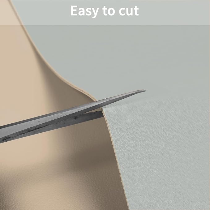 Leather Table Cover,1.8mm Thick,42x84 Inch Table Protector,Table Protector for Dining Room Table,Dining Table Cover,Table Protector Pad.(Light Brown+Gray,42x84)