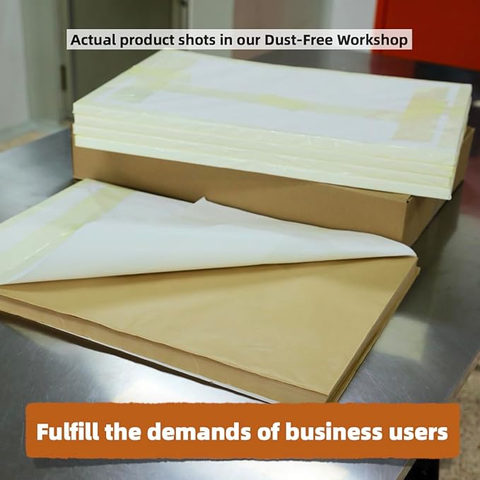 18x26 Inch - 1600 Sheets Commercial Baking Parchment Paper Bulk, Full Sheet Pan Heavy Duty Food-Safe, Oven Paper for Bakeries, Restaurants, Food Processing (Brown 18.1"×26"(46×66cm) 1600 sheets)