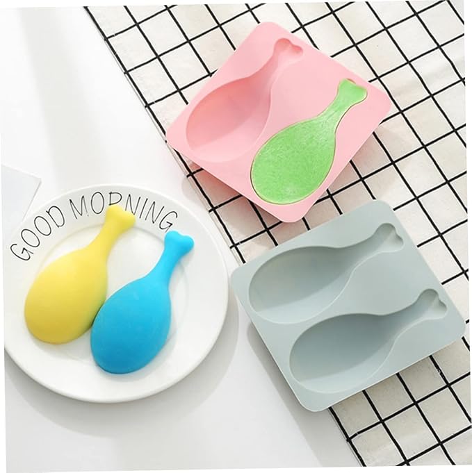 DECHOUS Chicken Leg Silicone Mold 6Pcs Silicone Cake Fondant Molds Baking Mould for Baking Home Kitchen