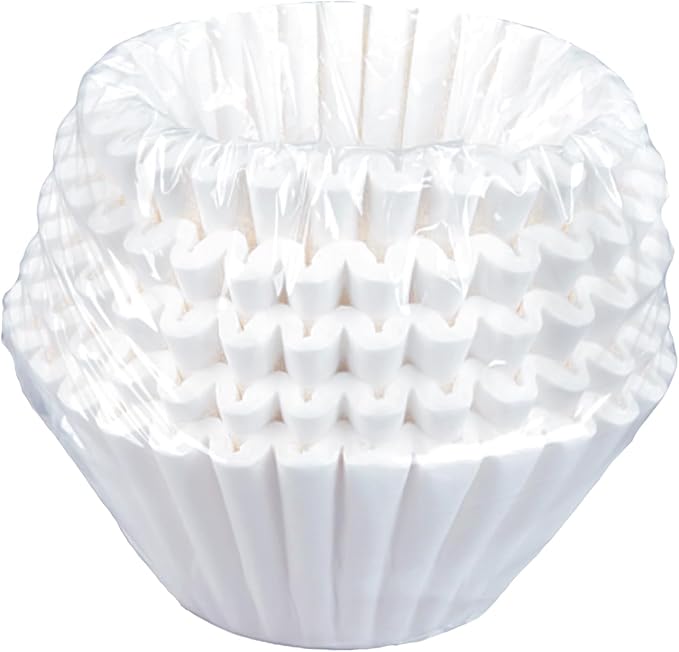 Katy's Extra Large Coffee Filters - (12.5” x 4.5” Inch) For 1.5 to 3 Gallon Commercial Machines - Premium Quality, Tall & Wide, No Ground Overflow - Restaurant & Cafe Use (250-Count Bulk Pack)