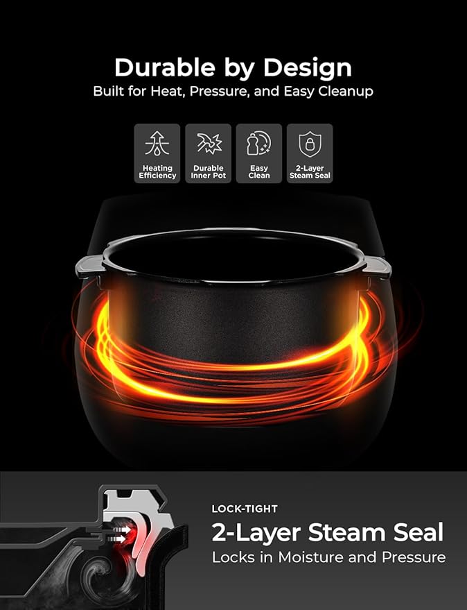 CUCKOO Twin Pressure Rice Cooker 6-Cup Uncooked / 12-Cup Cooked with Nonstick Inner Pot, Versatile Rice Maker & Warmer with 16 Menu Options, Open Cooking Mode, Voice Guide, White (CRP-ST0609FW)