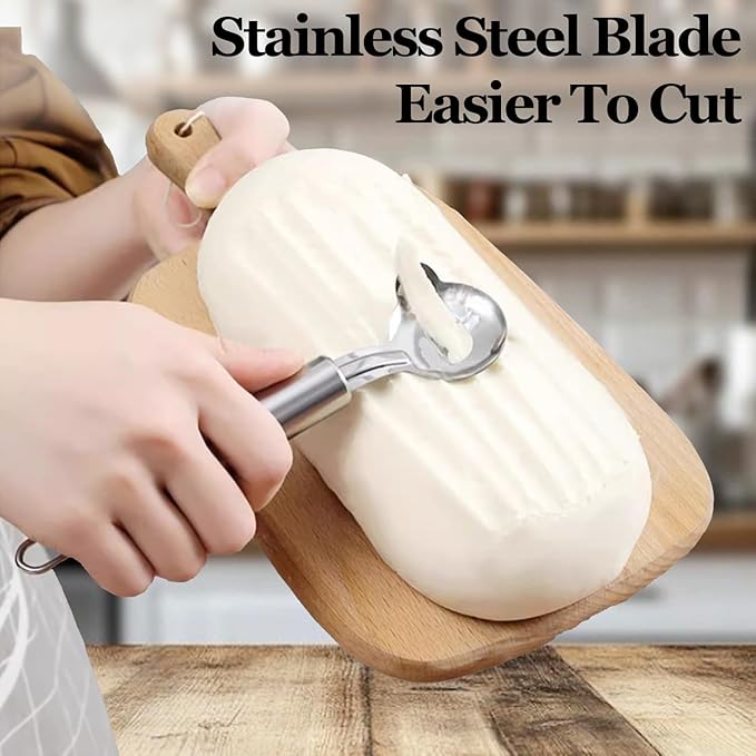 3Pcs Cactus Peeler Spoon, Stainless Steel Cuchara Pelador de Nopales, Multi-Function Cactus Peeling Knife Tool, Sliced Chinese Noodle Cutter for Kitchen Gadgets Accessory