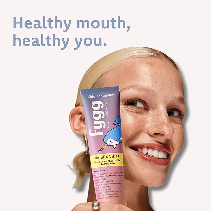 Nano Hydroxyapatite Toothpaste for Kids and Adult (Vanilla - Travel)