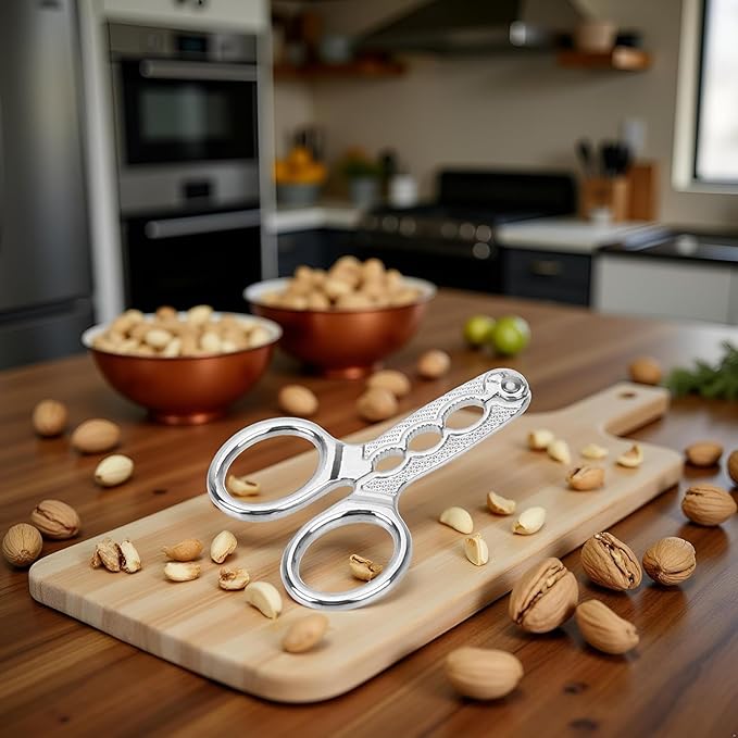Nutcrackers for Nuts, Stainless Steel Nuts Pistachio Sheller Opener Kitchen Tools, Nutcracker Multi-Function Walnut Pine Sheller Opener Nut Crackers, Specialty Tools and Gadgets