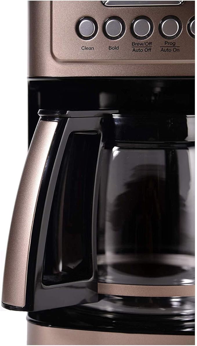 Cuisinart Coffee Maker, 14-Cup Glass Carafe, Fully Automatic for Brew Strength Control & 1-4 Cup Setting, Stainless Steel, DCC-3200UMB, Umber