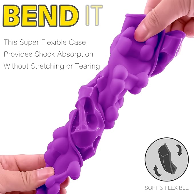 Anaeat Reusable Silicone Molds with Puppy Dog Paw and Bone Shaped, Flexible & Non-Stick Ice Cube Tray, Candy and Chocolate Making Mold for Homemade Baking Dog Treats, Jelly, Biscuit & Cupcake (4 Pack)
