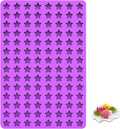 Mini Star Silicone Molds with Scraper for Baking, Chocolate Making, and Crafts
