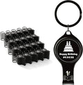 80pcs Personalized 4 in 1 Multi Function Bottle Opener, Nail Clipper, Wedding Favors Brewery, Private Customized, Black, Multitool Gifts for Men