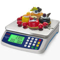 Large Digital Kitchen Scale 40kg/88lb Stainless Steel Price Computing Scale Counting Scale Deli Scale with LCD Display for Baking Bread Cooking Meat Prep Parts and Coins Adapter Included