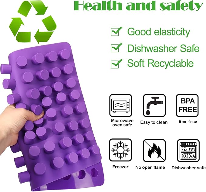 88-Cavity Cylinder Gummy Candy Silicone Molds,Chocolate Truffles Mold for Fat Bombs Keto Snacks Pralines Jelly Caramel Mold