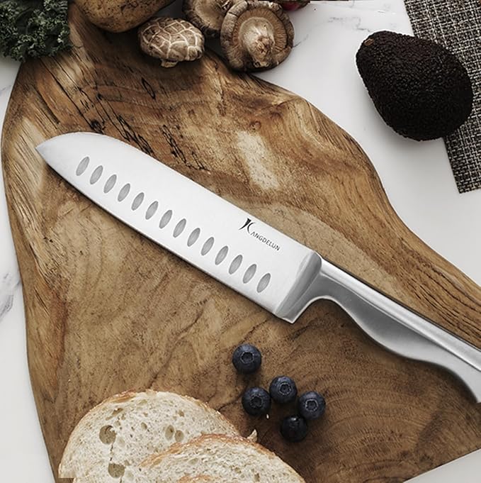 15 PCS Kitchen Knife Set with Non-Slip Handle, Ultra Sharp High Carbon Stainless Steel