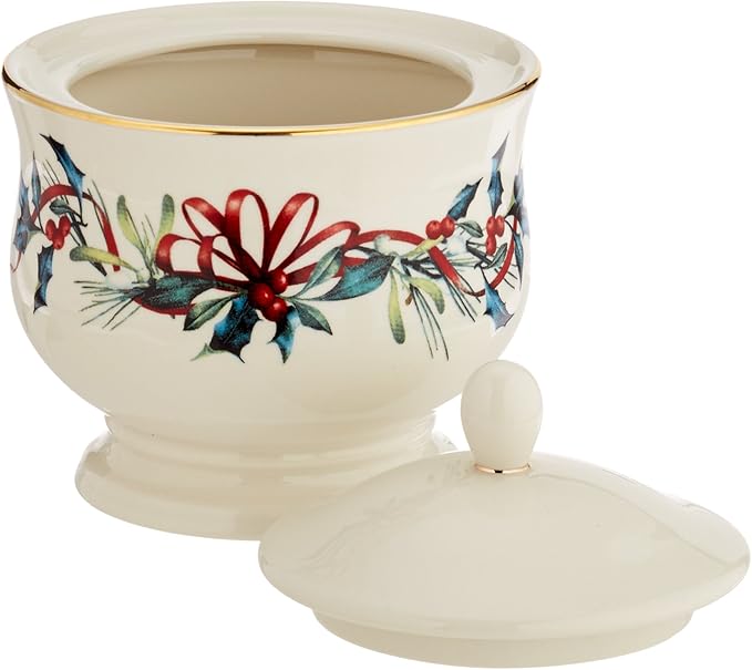Lenox 847266 Winter Greetings Sugar & Creamer Set, Christmas & Holiday Hosting