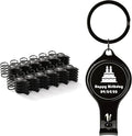 50pcs Personalized 4 in 1 Multi Function Bottle Opener, Nail Clipper, Wedding Favors Brewery, Private Customized, Black, Multitool Gifts for Men