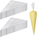 Disposable Piping Bags - 200 pcs 12 inch Pastry Bags, Anti-Burst Tipless Icing Bags for Cake, Cream Frosting, Cupcakes, Pastries and Cookies Decorating