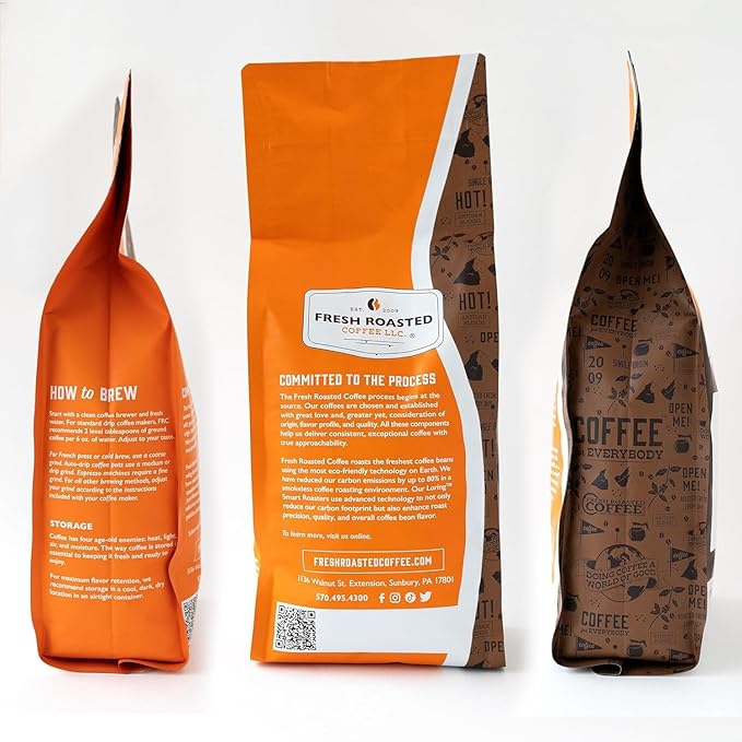Fresh Roasted Coffee, Costa Rican Tarrazu, 2 lb (32 oz), Medium Roast, Kosher, Ground