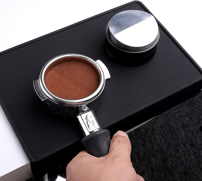 Normcore 53.3mm Coffee Distribution Tool - Espresso Leveler - Coffee Leveling Tool Fits 54mm Breville Portafilters - Barista Espresso Accessories - Adjustable Depth - Stainless Steel base